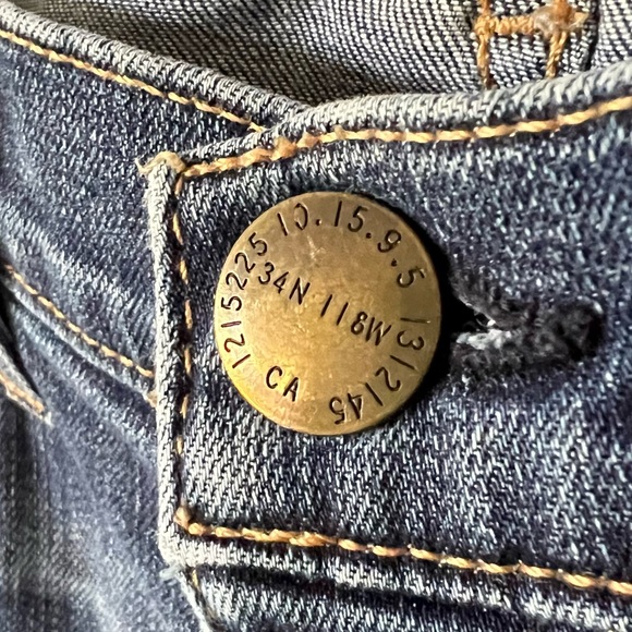 Current/Elliott The Stiletto Skinny Jeans Townie Blue Size 27 - Picture 7 of 14